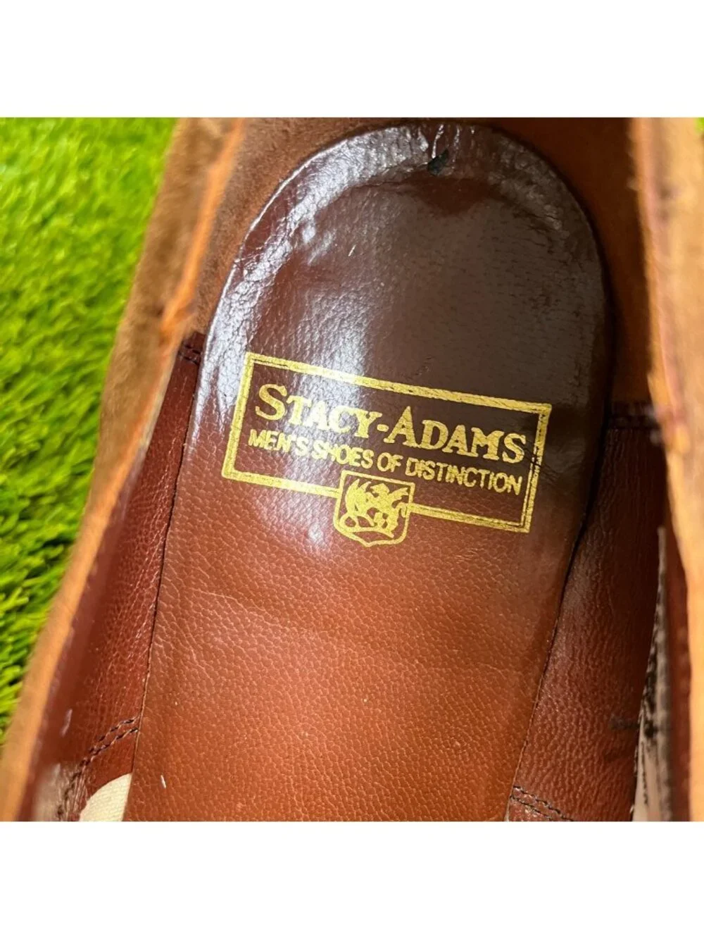 Stacy Adams Mens Size 9 Brown Casual Classic Cap-Toe Lace-Up Oxford Shoes